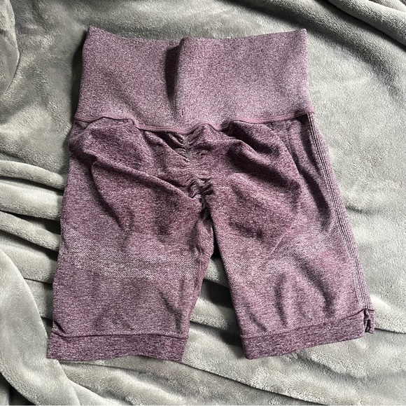 Women's 2 Pack High Waist Workout Shorts Butt Lifting Ruched Booty Size S - Picture 4 of 5